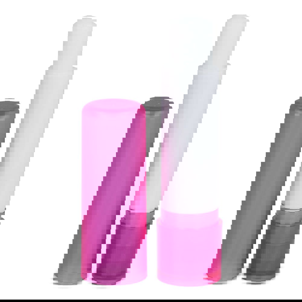 Classic lipbalm stick recycled materials - Ecru / Pink