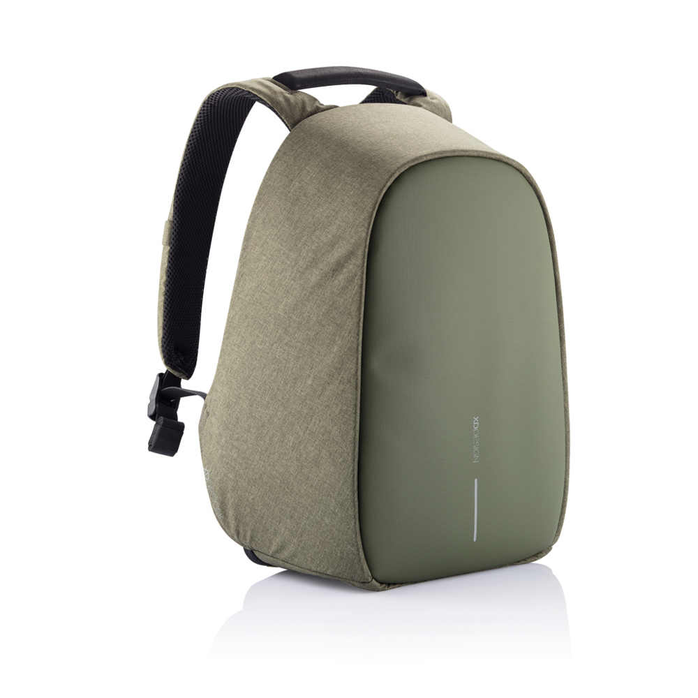 Bobby Hero Regular, Anti-theft backpack - green, black (± PMS 5743/ ± PMS Black)
