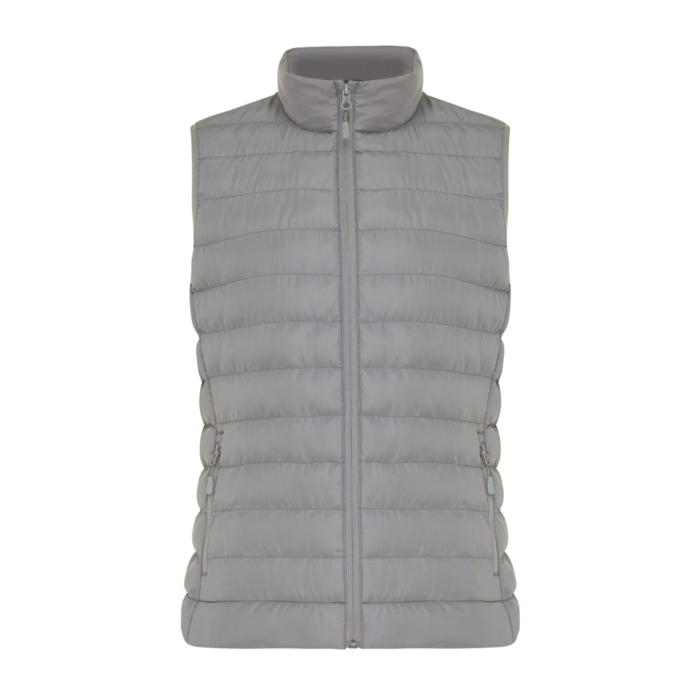 IQONIQ Meru women recycled polyester bodywarmer - silver grey (± PMS 17-4405 TCX)