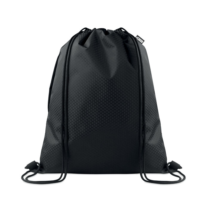 DAYKIT - Drawstring bag in 420D RPET - Black