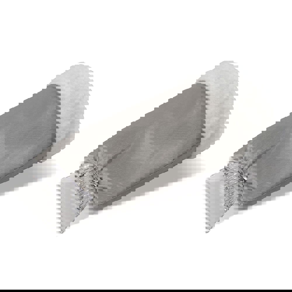 Ijskrabber handschoen gevoerd - grijs