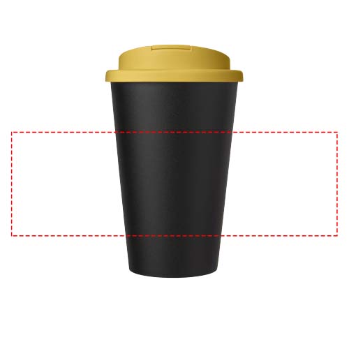 Americano® Eco 350 ml recycled tumbler with spill-proof lid