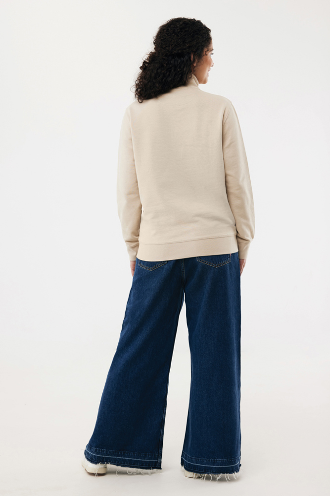 IQONIQ Elgon Quarter-Zip-Sweater aus rec. Baumwolle