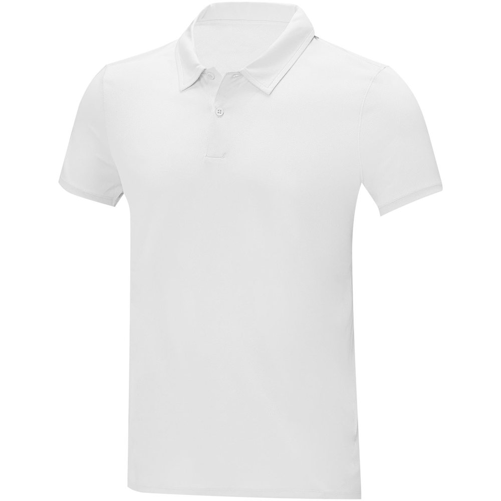Deimos short sleeve men's cool fit polo - white