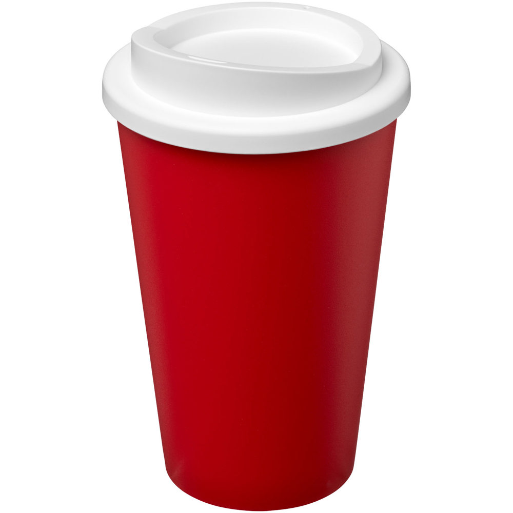 Americano® Eco 350 ml recycled tumbler - Red, White