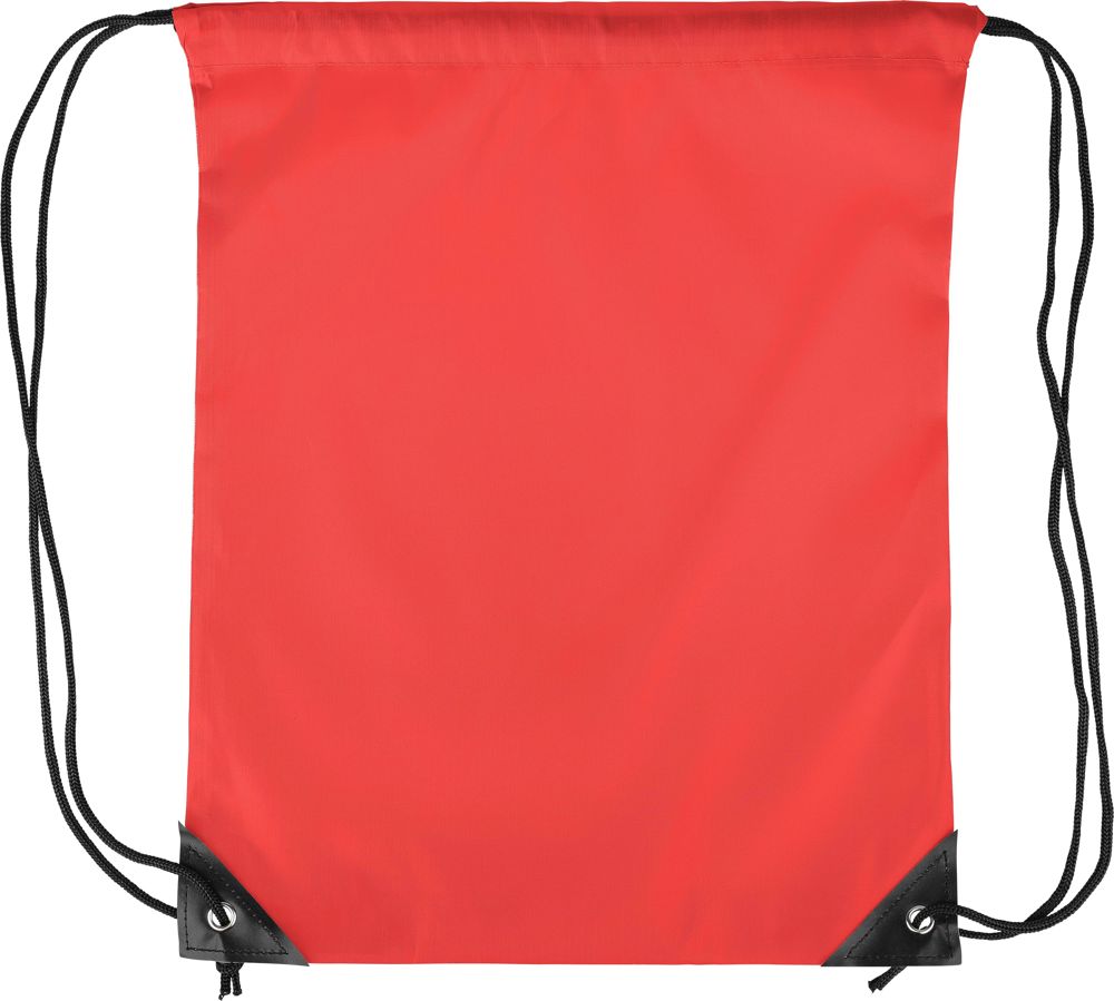 Polyester (210D) drawstring backpack Stef - Red