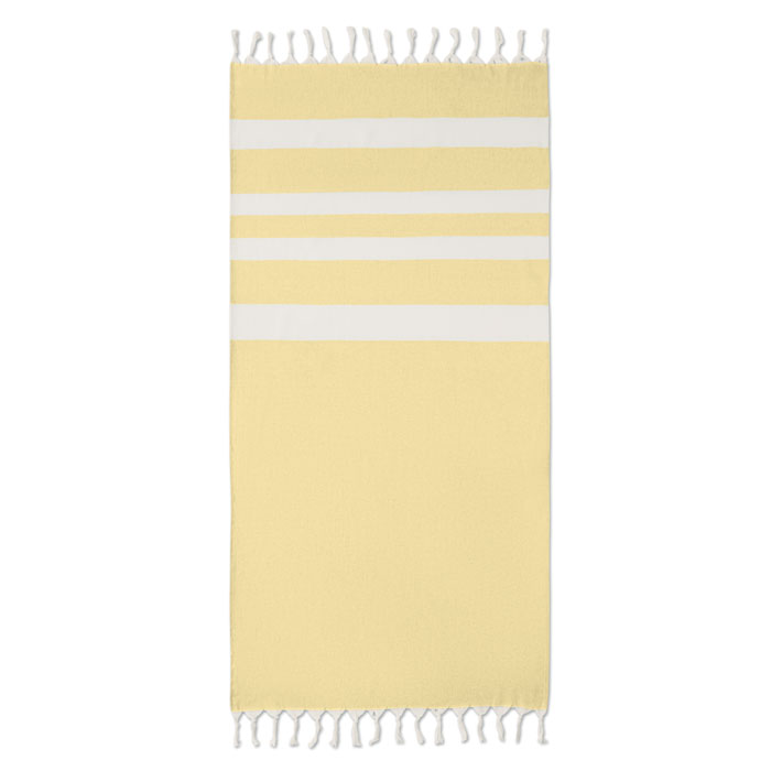 AGOURA - Hamman towel blanket 140 gr/m² - Yellow