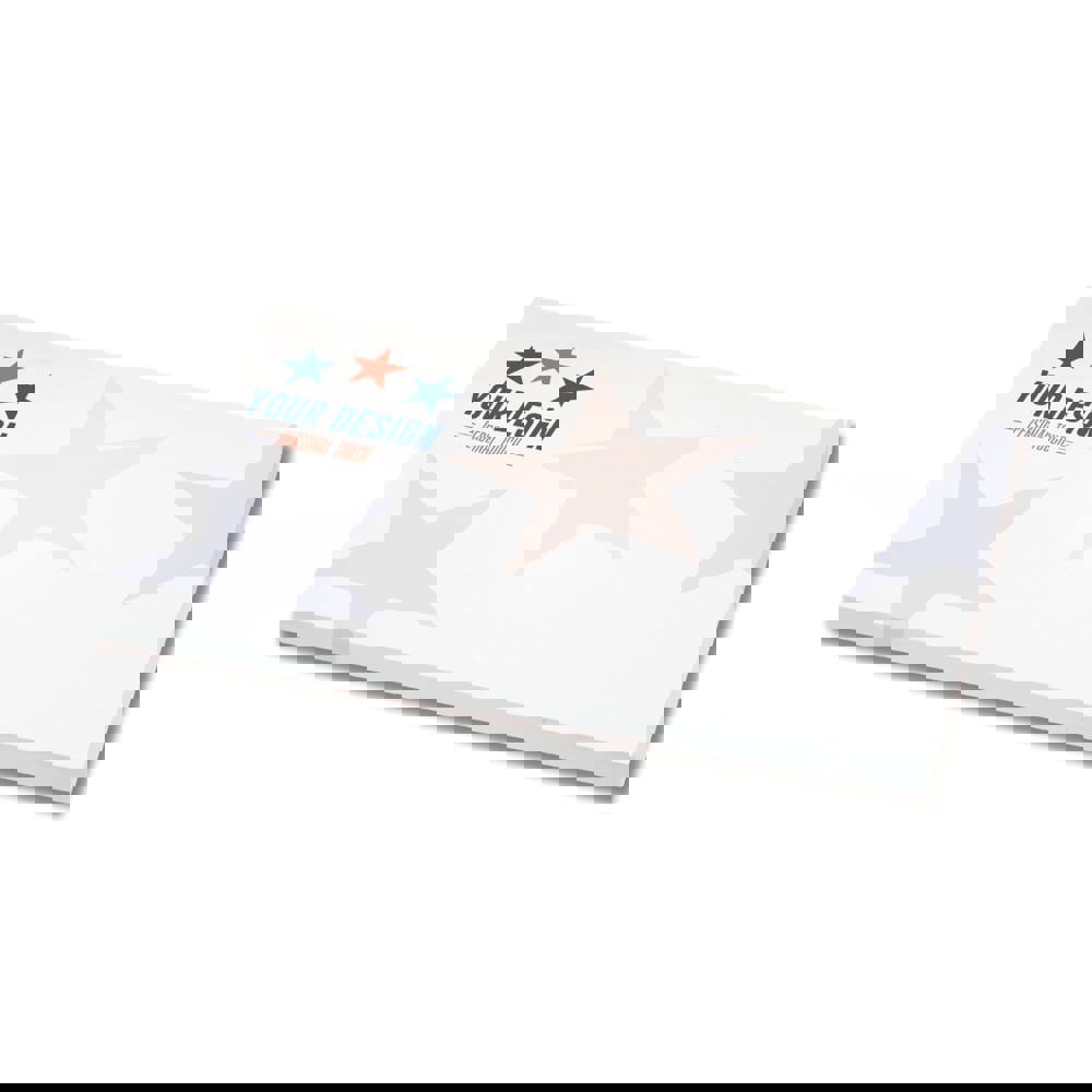 50 adhesive notes, 125x72mm, full-colour