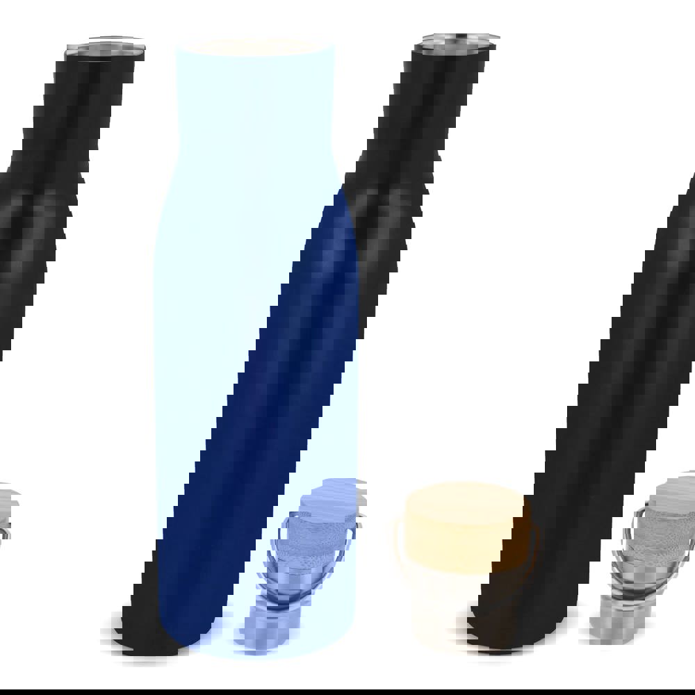 Thermo bottle with bamboo lid 500ml