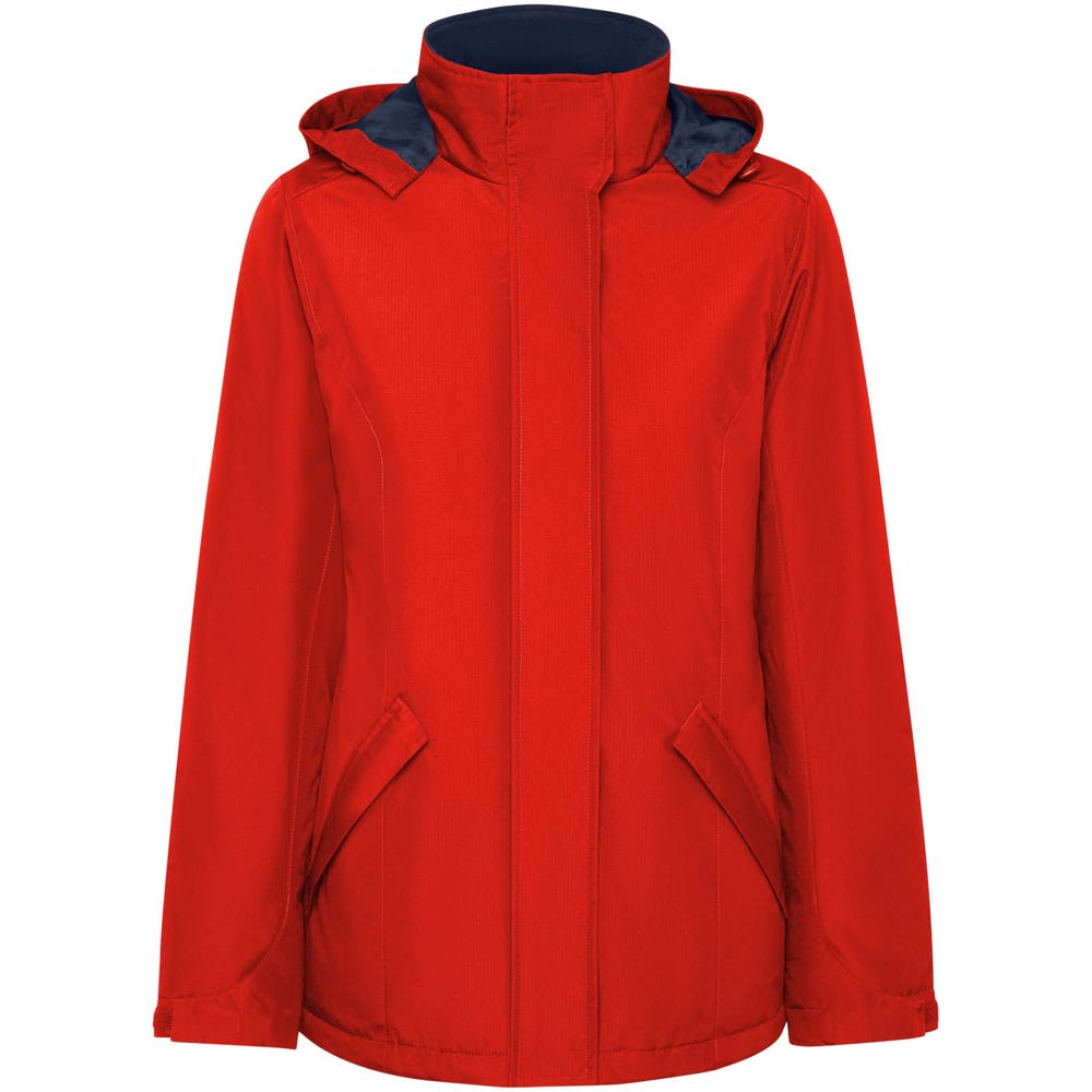 America women's padded parka jacket - Red