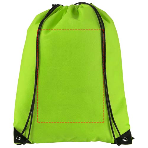 Evergreen non-woven drawstring bag 5L