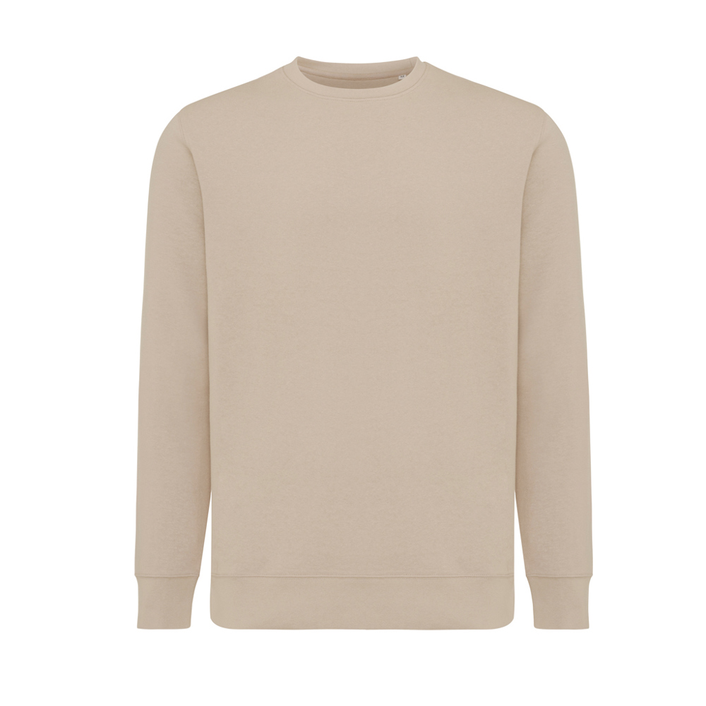 IQONIQ Etosha lightweight recycled cotton crew neck - desert (± PMS 14-0708 TCX)