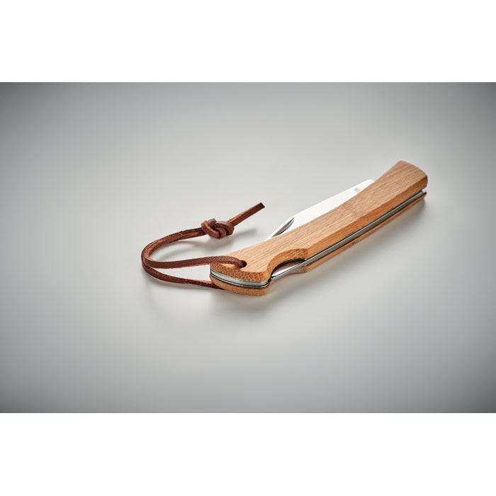 MANSAN - Foldable knife in bamboo
