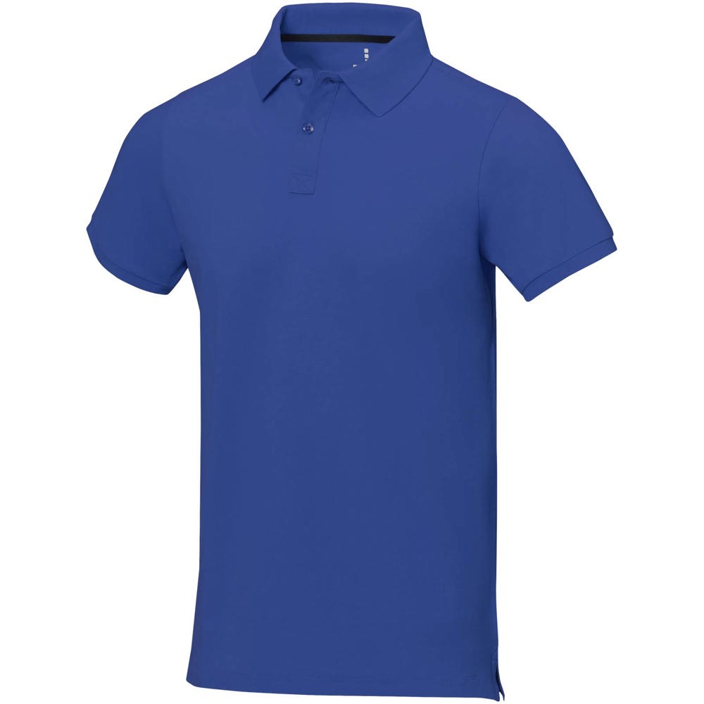 Calgary short sleeve men's polo - blue