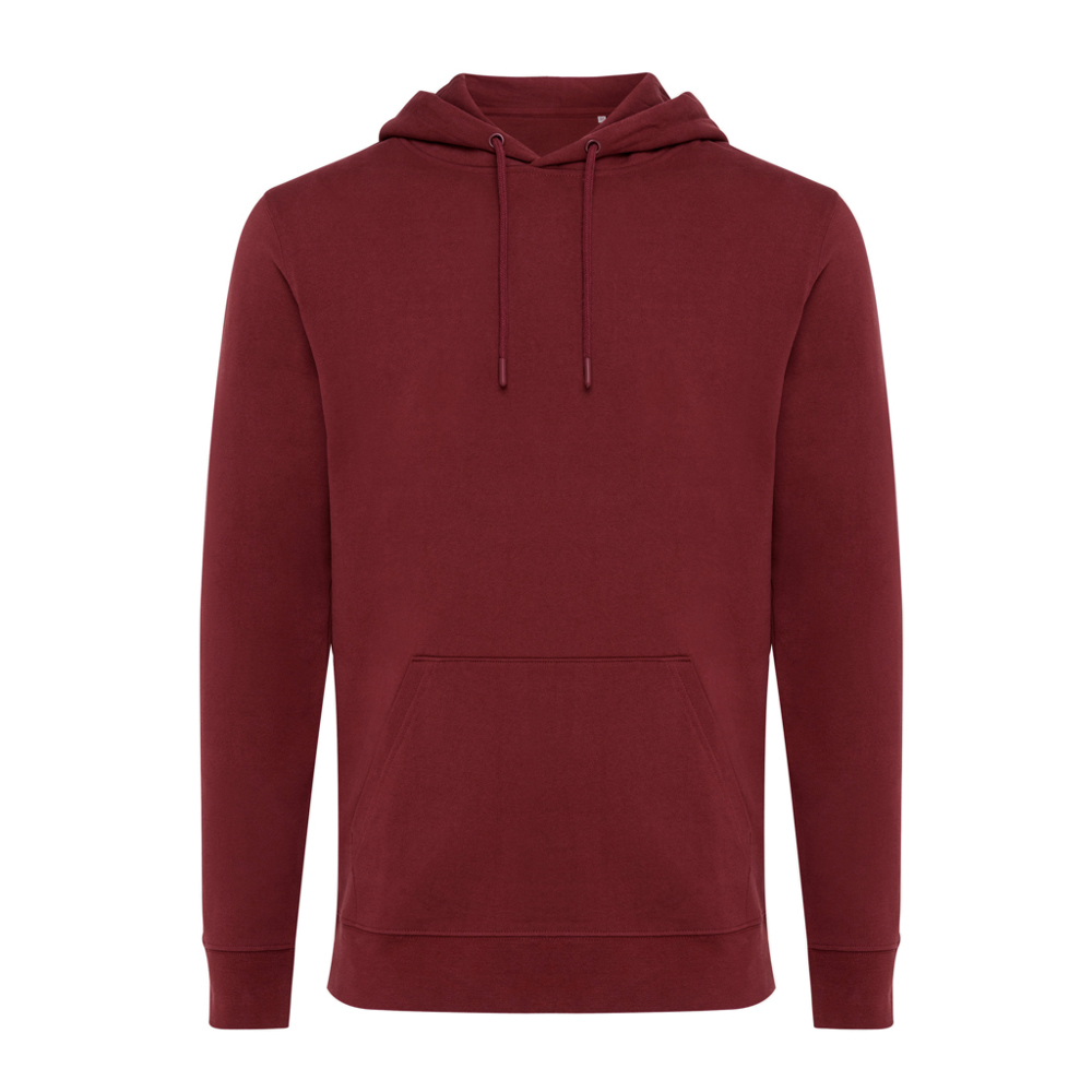 IQONIQ Jasper recycled cotton hoodie - burgundy (± PMS 19-1724TCX)