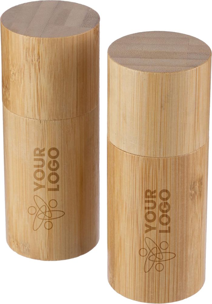 Bamboo salt and pepper mill Christine