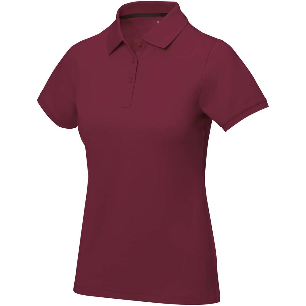 Calgary short sleeve women's polo - Burgundy