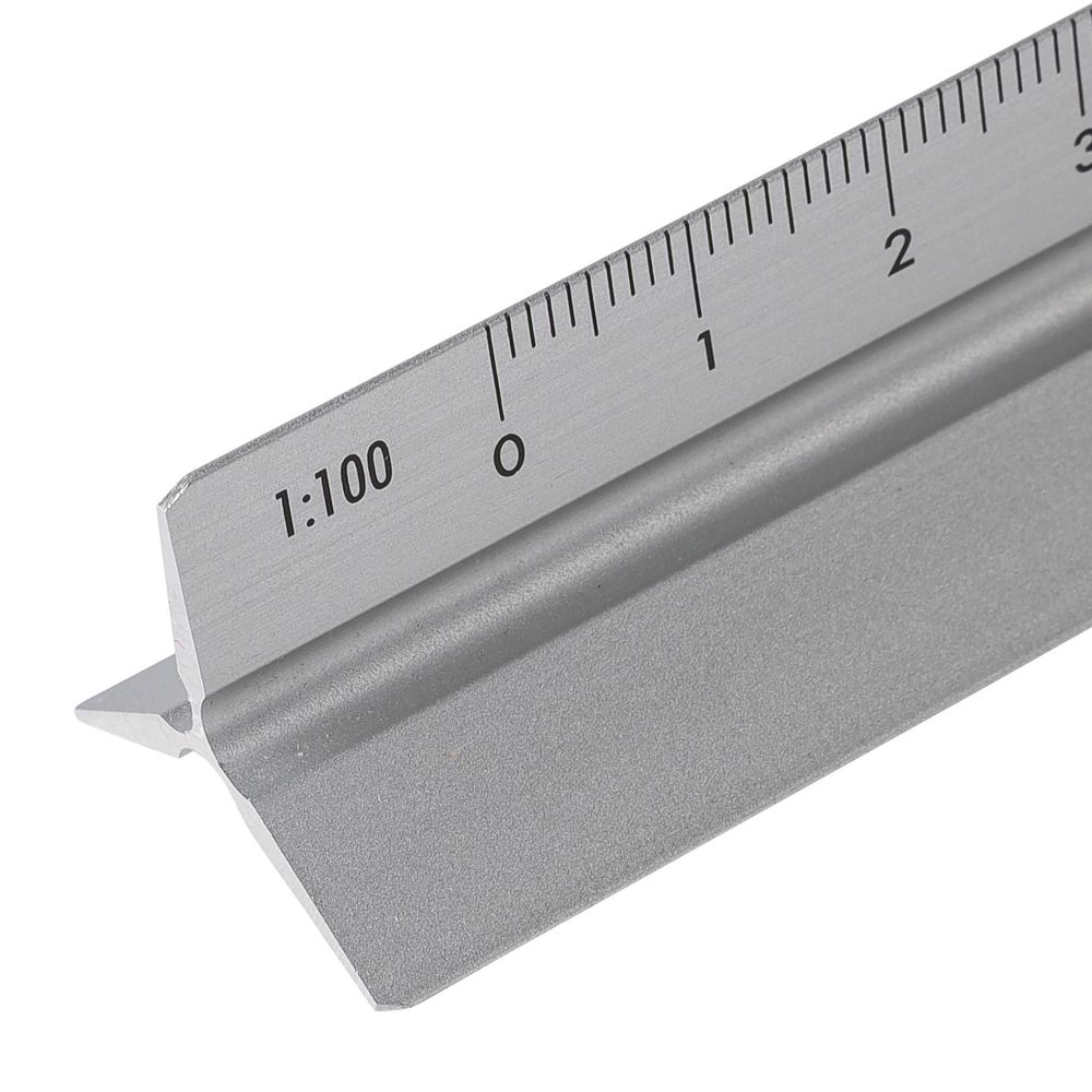 Aluminium-Dreiecklineal 30 cm Tavi