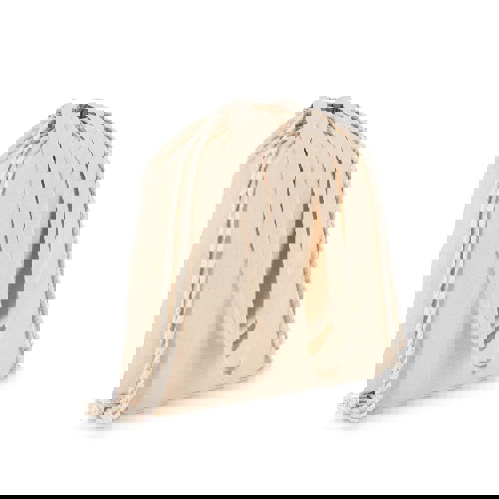 Baumwoll-Tragetasche mit Kordelzug OEKO-TEX® 38 x 42cm 140g/m²