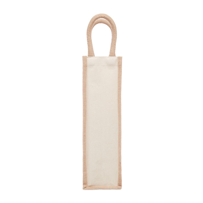 CAMPO DI VINO - Jute wine bag for one bottle