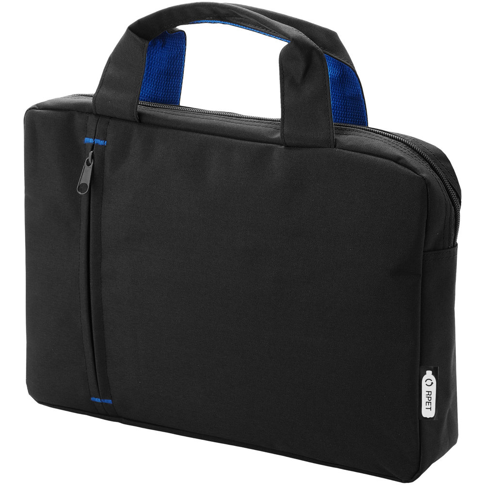 Detroit RPET conference bag 4L - Royal blue, Black