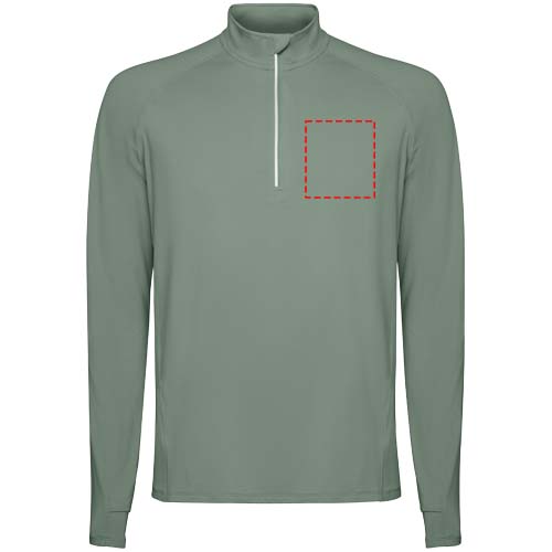 Estambul long sleeve men's half zip sweatshirt