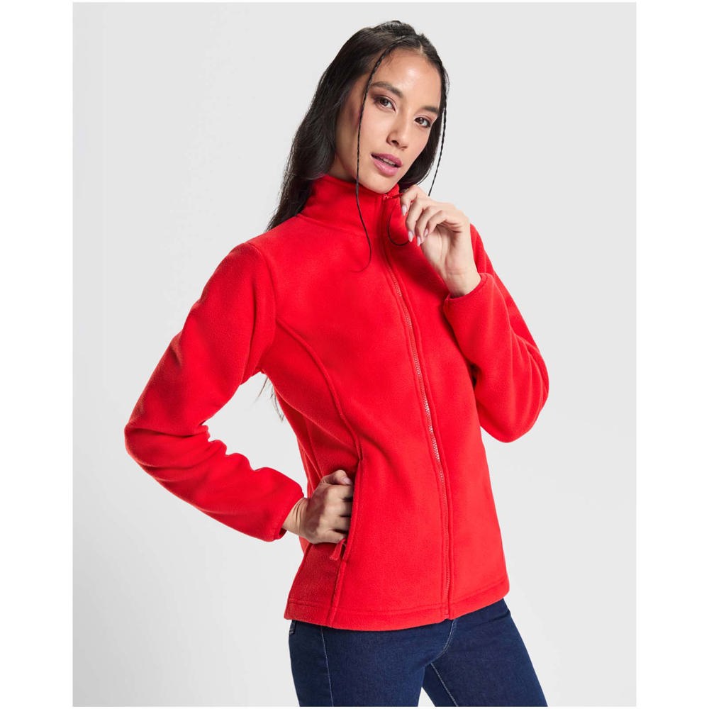 Artic fleece damesjack met volledige rits