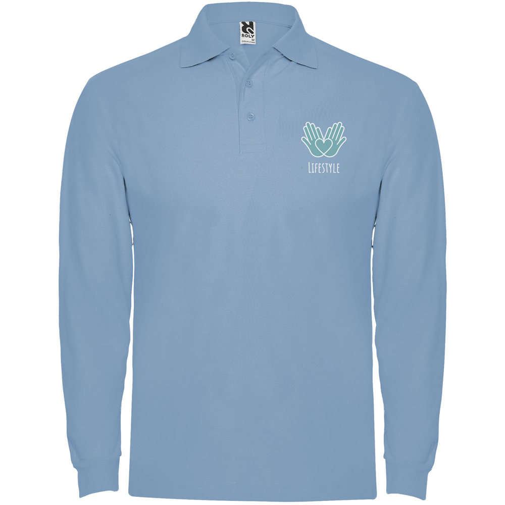 Estrella long sleeve men's polo