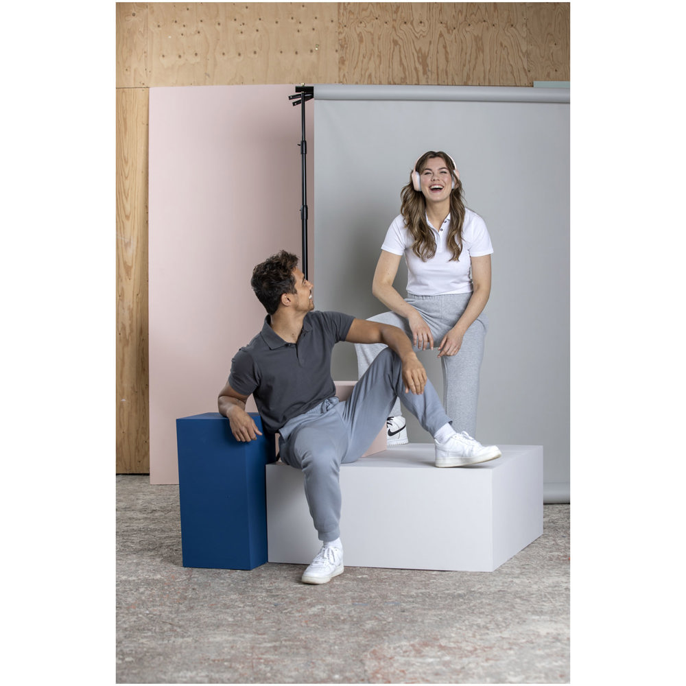 Graphite short sleeve men’s organic polo