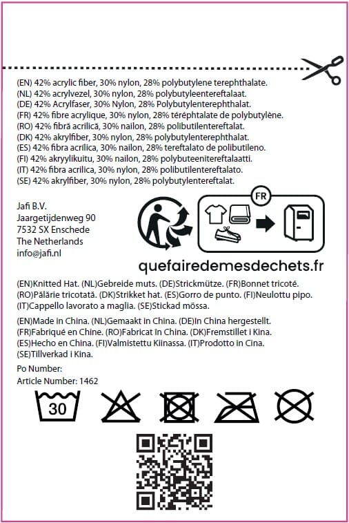 Knitted hat exclusive