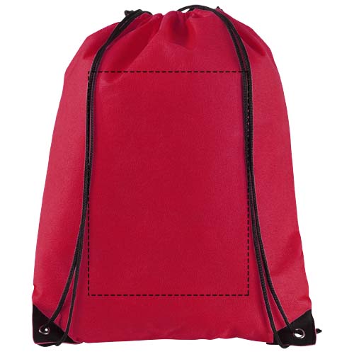 Evergreen non-woven drawstring bag 5L