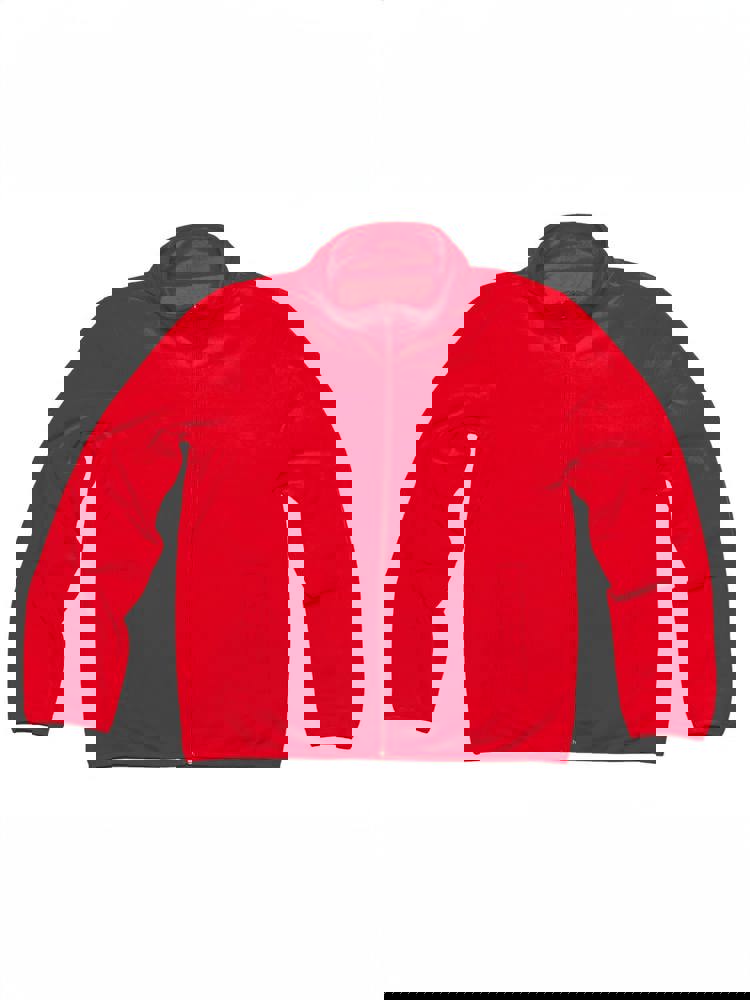 BS Niagara Fleecejacke mit durchgehendem Reißverschluss, 160 gr/m² - Rot (PMS 186c)