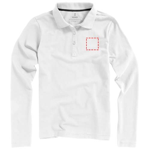 Calgary damespolo met lange mouwen