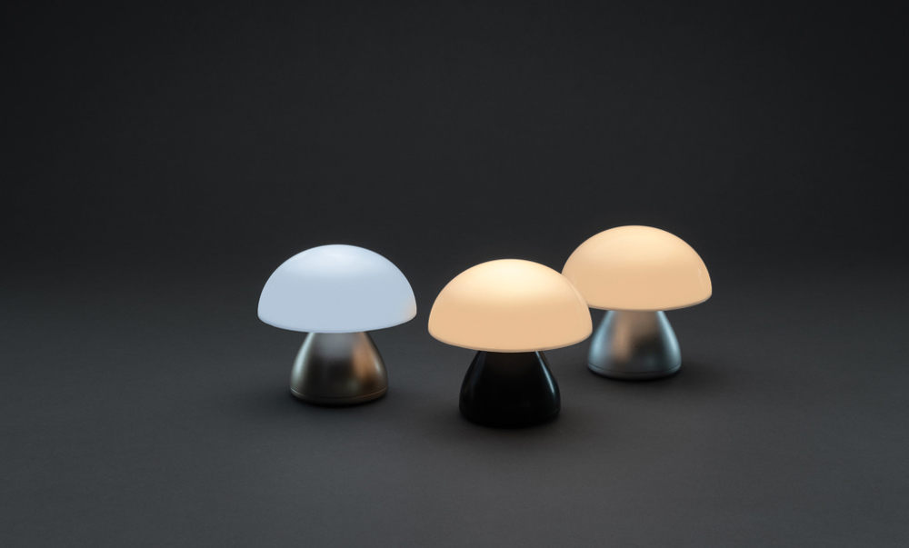 Luming RCS recycled plastic USB re-chargeable table lamp