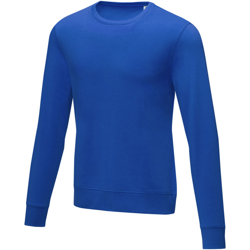 Charon heren sweater met crewneck - Blauw