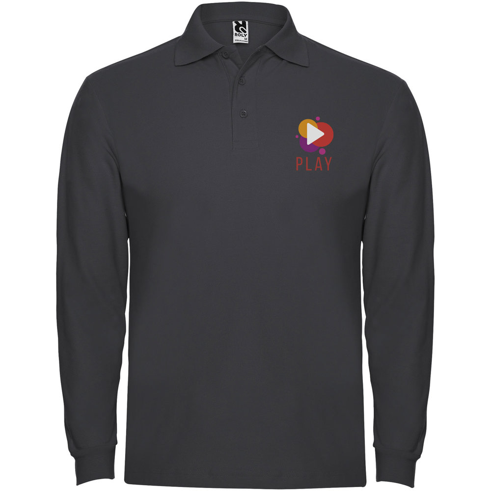 Estrella long sleeve men's polo
