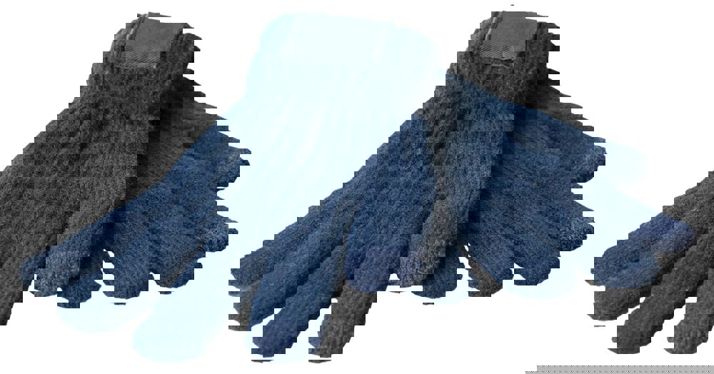 Touchscreen gloves with label - Navy