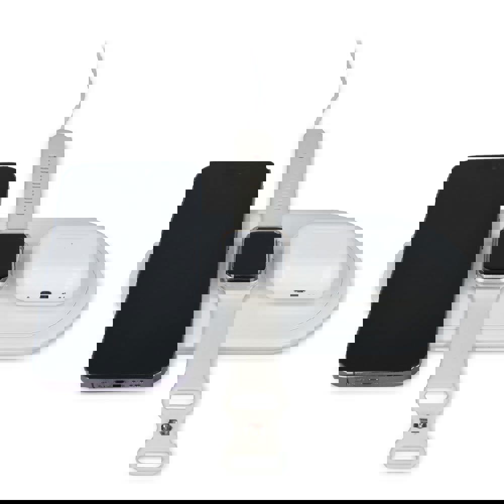 3-in-1 15 W Drahtloses Ladegerät für Handys, Apple Watch und AirPods.