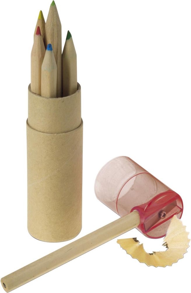 ABS and cardboard tube with pencils Libbie