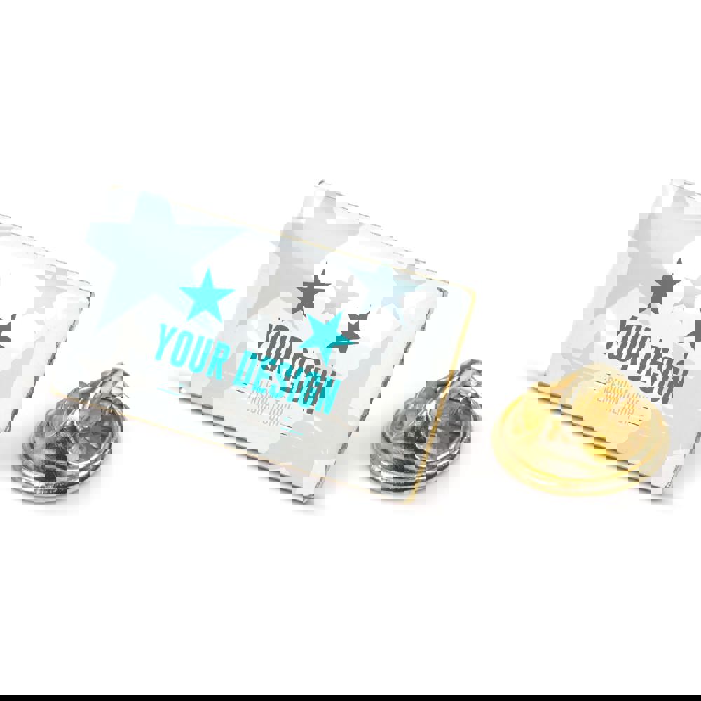 Metal pin, rectangle 26x14mm