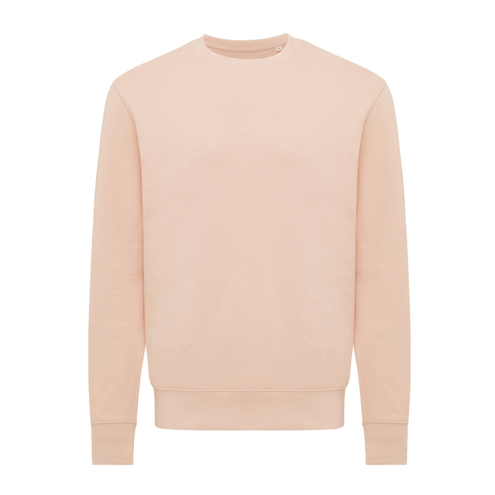 IQONIQ Etosha lightweight recycled cotton crew neck - peach nectar (± PMS 14-1314 TCX)