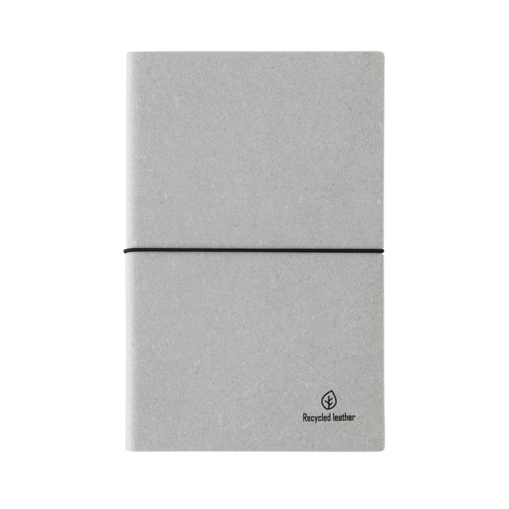 A5 GRS recycled leather notebook
