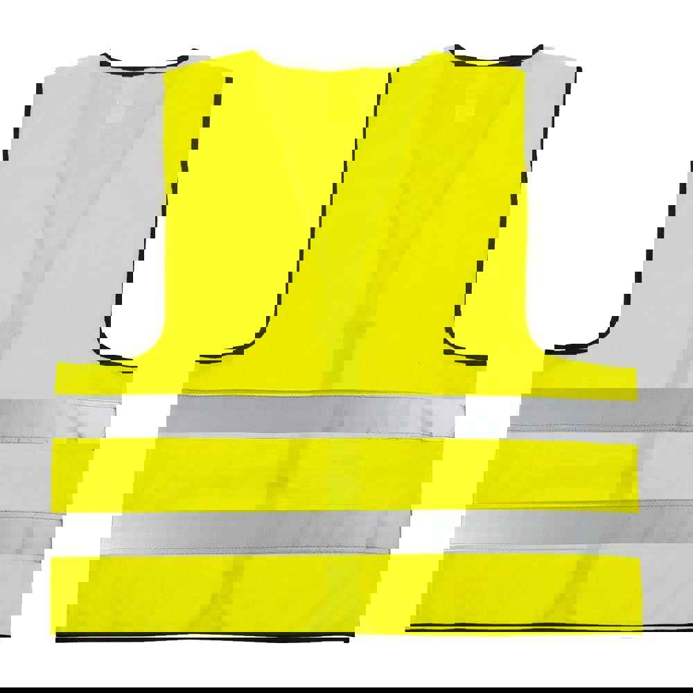 Safety jacket with zipper - EN 20471