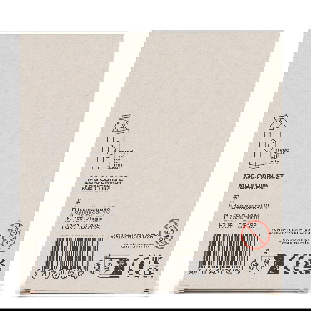 12 kleurpotloden in gerecyclede melkpakkenverpakking