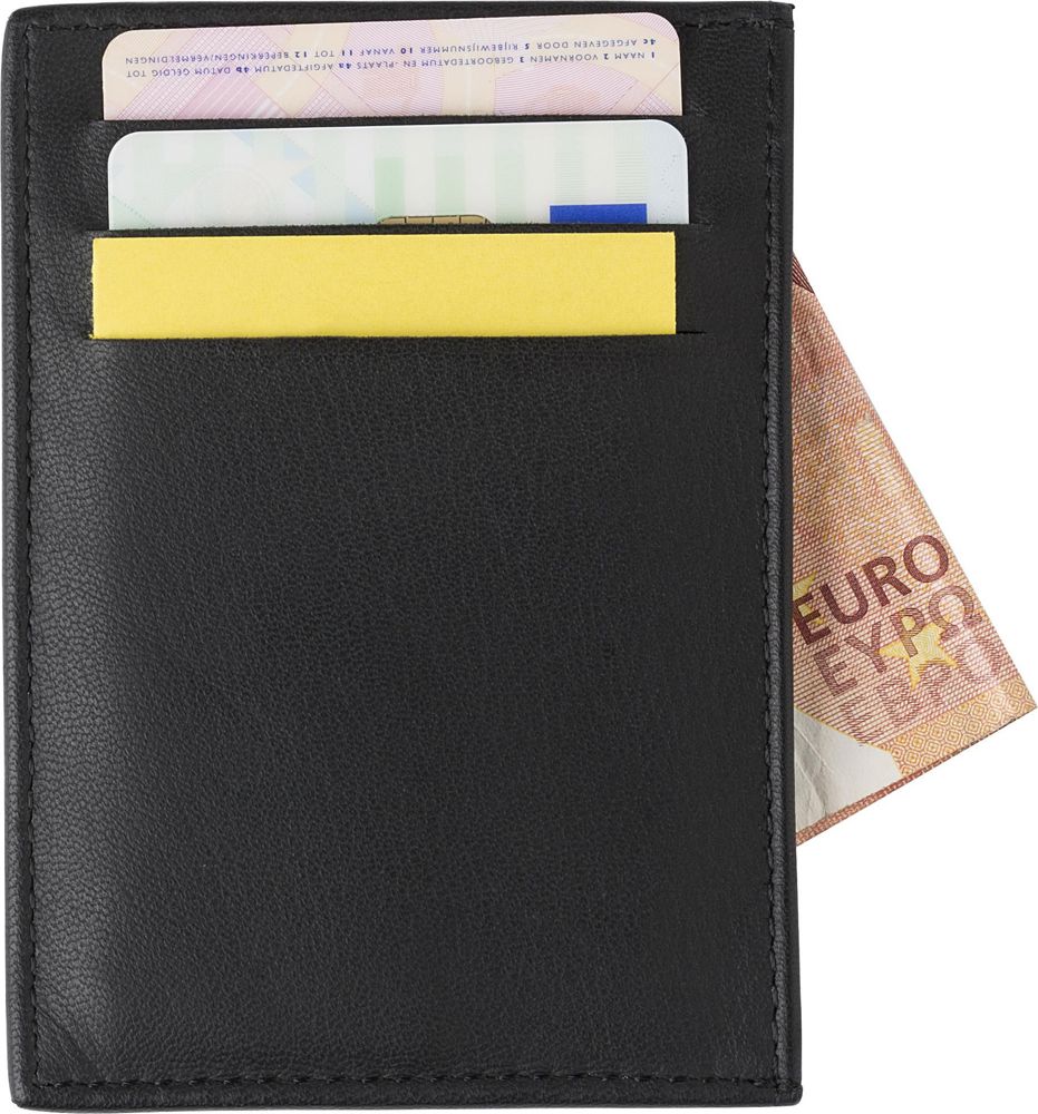 Leather credit card wallet Logan