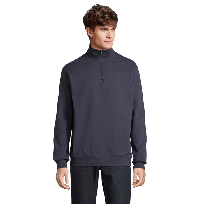 CONRAD - CONRAD Sweat Zip Collar - French Navy
