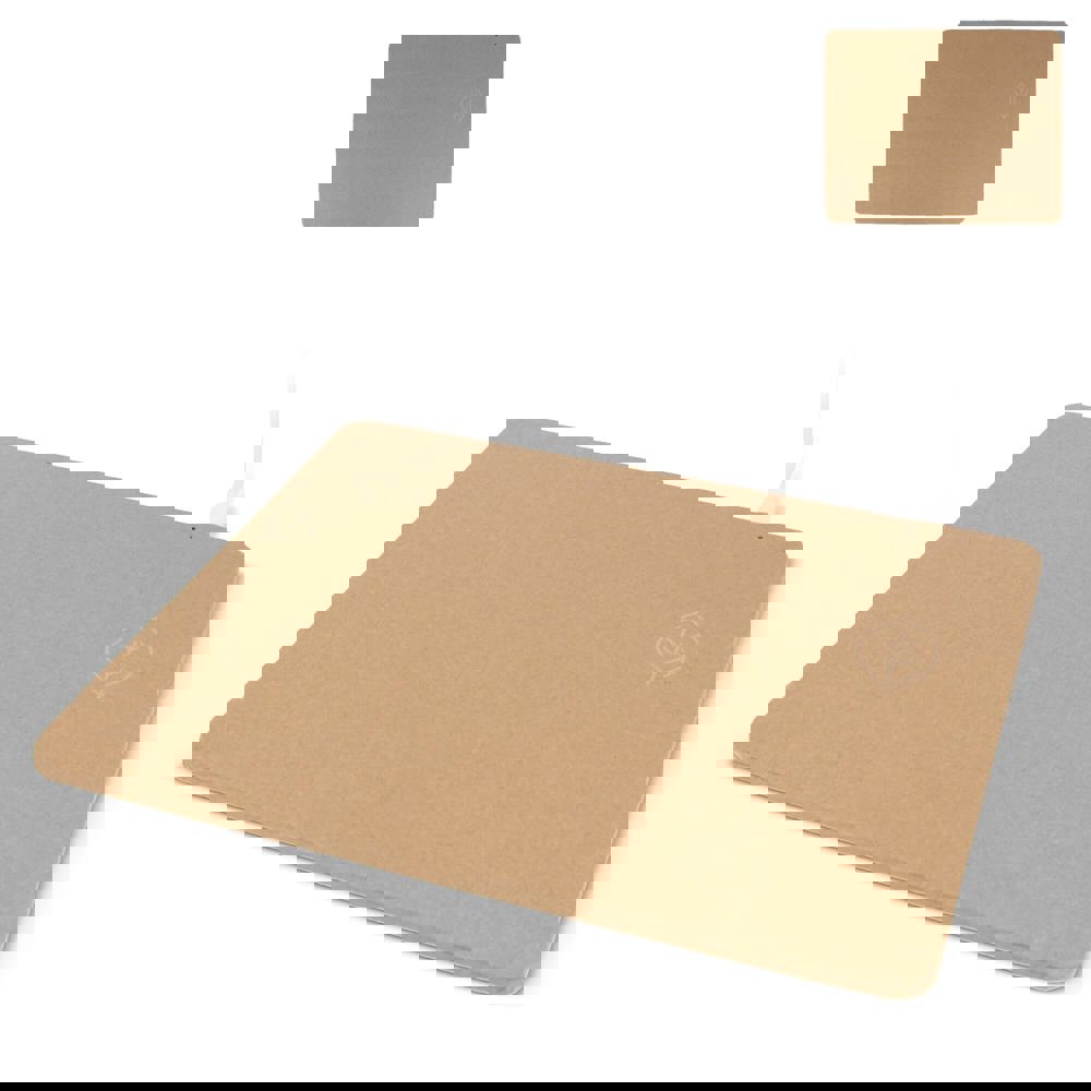 Mousepad with wireless charger recycled paper