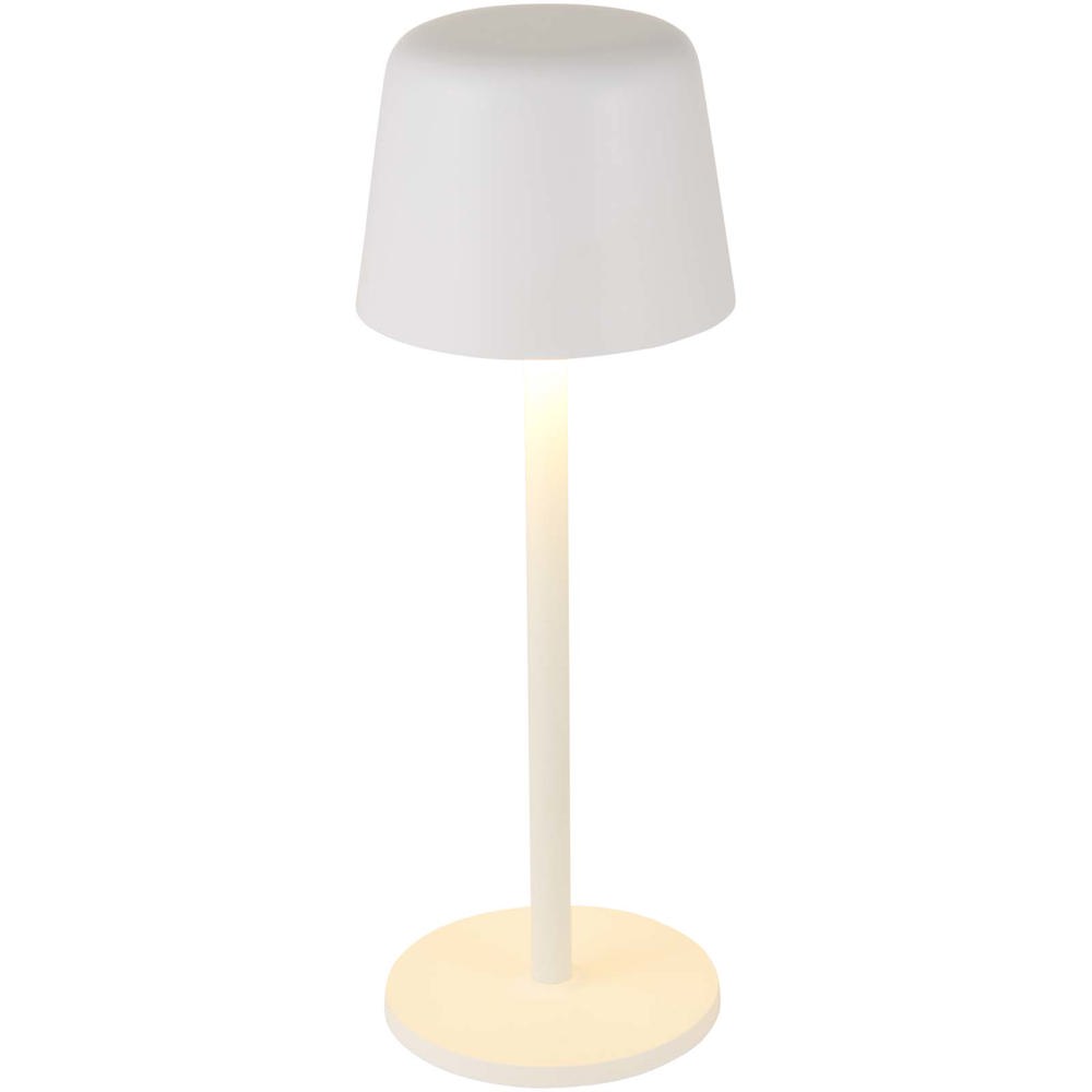 Alya rechargeable dimmable table lamp with 3 light modes - White