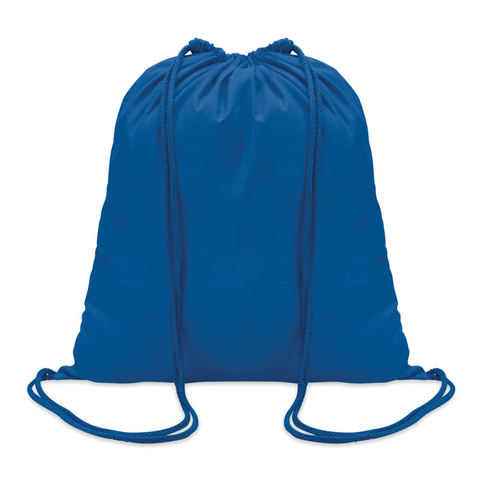 COLORED - 100gr/m² cotton drawstring bag - Royal Blue