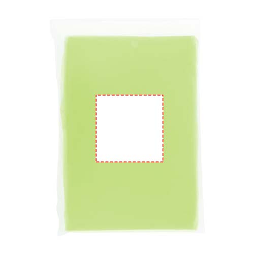 Ziva disposable rain poncho with storage pouch